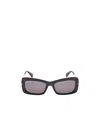 Max Mara Rectangular Frame Sunglasses In White