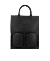 Max Mara Rectangular Handbag In Black