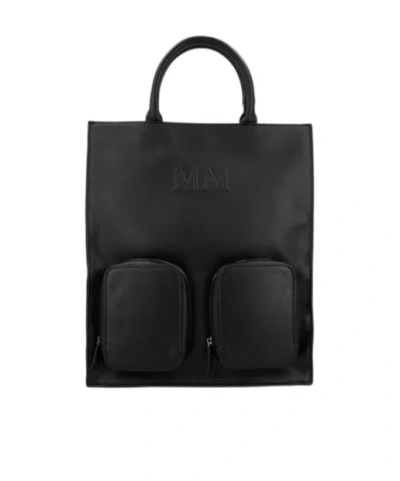 Max Mara Rectangular Handbag In Black