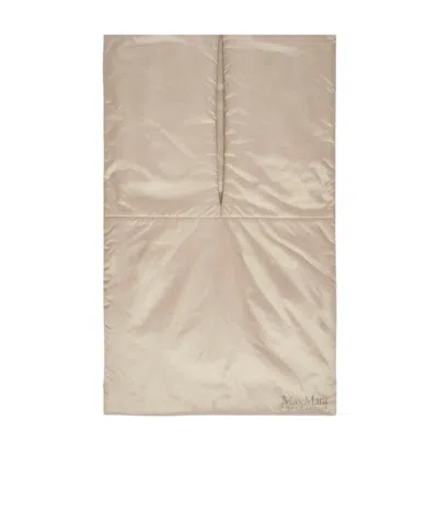 Max Mara Rectangular Scarf In Nude