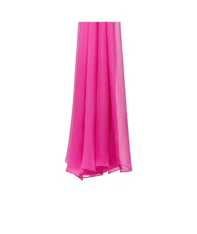 MAX MARA RECTANGULAR SILK SCARF