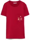 Max Mara Nunzio T-shirt In Cotton In Red