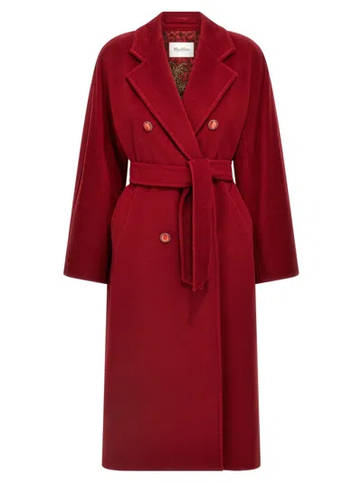 MAX MARA RED LONG COAT