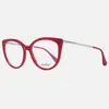 Max Mara Red Plastic Glasses Women's (frames) In Red