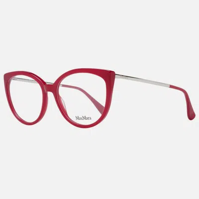 Max Mara Red Plastic Glasses Women's (frames)