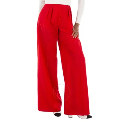 Max Mara Red Rimini Wool Trousers