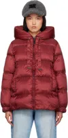 Max Mara The Cube Seia Puffer Jacket In 022 Red