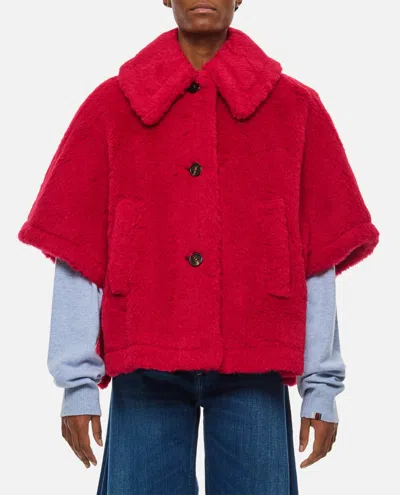 Max Mara Red Tenebre Cape