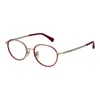 Max Mara Red Women Optical Frames In Multi