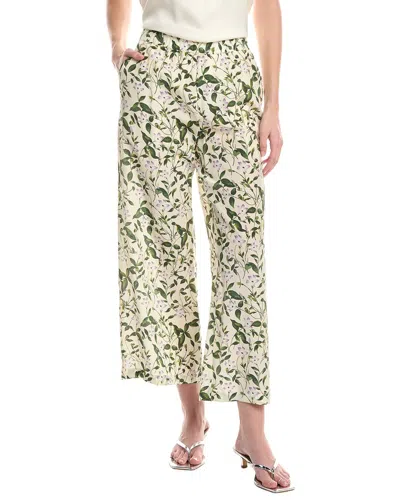 Max Mara Reed Silk Trouser In Purple
