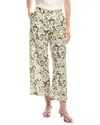 Max Mara Reed Silk Trouser In Purple