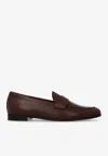 Max Mara Regentmoc Leather Loafers In Multi
