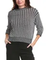 Max Mara Long-sleeved Sweater In Black