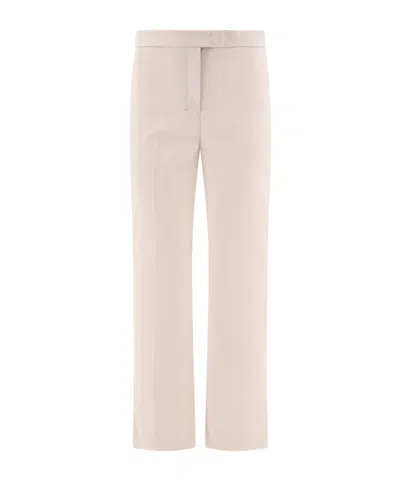 Max Mara Regular Casual Pants In Nude