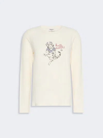 Max Mara Regular Fit Stretch Jersey T-shirt In Neutral