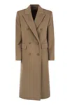Max Mara Wool-cashmere Double-breasted Madame Coat In Beige