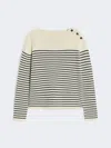 Max Mara Relaxed-fit Cotton Sweater In Multi