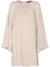 Max Mara Relaxed-fit Dress With Bell Sleeves In Neutral