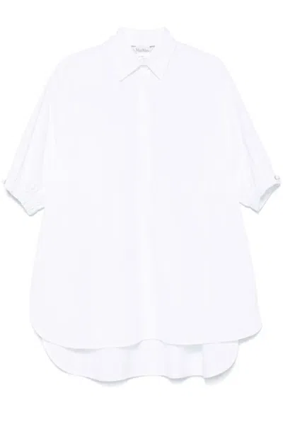 Max Mara Relaxed-fit White Cotton Shirt