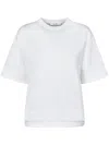 Max Mara Relaxed-fit White Cotton T-shirt In White