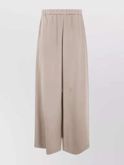 Max Mara Relaxed Fit Wide-leg Trousers "bonn" In Pink