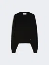 Max Mara Relaxed-fit Wool And Cashmere Sweater In Black