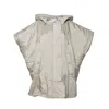 Max Mara Relaxed Oversized Hooded Jacket With Button Closure In Gray