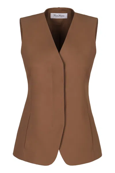 MAX MARA RENO SINGLE-BREASTED VEST