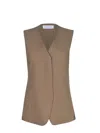 Max Mara "reno" Vest In Brown