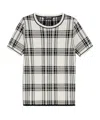 Max Mara Resena Freshly Cut Wool Knitted T-shirt In Gray