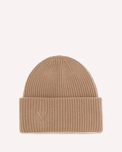 Max Mara Retina Beanie In Brown