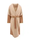 Max Mara Reversible Camel Coat In Beige