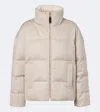 Max Mara Reversible Cashmere Down Jacket In Neutral