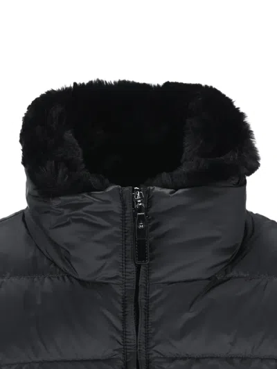 Max Mara Reversible Padded Gilet In Animal Print