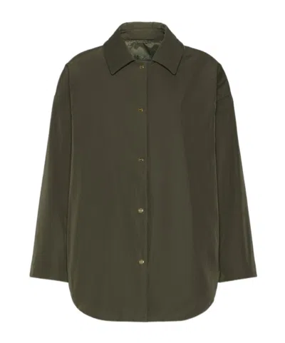 Max Mara Carlotta Padded Shell Jacket In Green