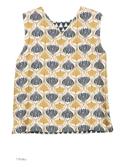 MAX MARA REVERSIBLE PRINTED TOP