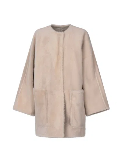 MAX MARA REVERSIBLE SHEARLING COAT