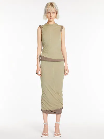 Max Mara Reversible Sleeveless Top In Brown