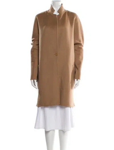 Pre-owned Max Mara Reversible Virgin Wool Jacket In Neutral