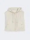 Max Mara Reversible Water-repellent Canvas Gilet In Neutral