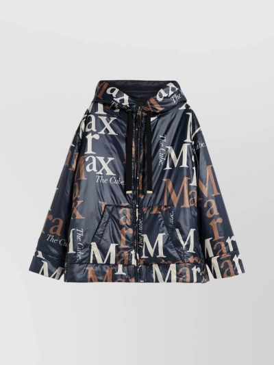 Max Mara Reversible Water-repellent Canvas Parka In Multi