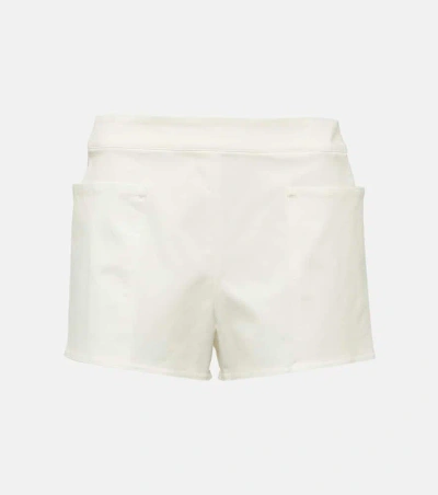 Max Mara Riad Cotton Shorts In White