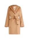 Max Mara Rialto Camel Wool Robe Coat