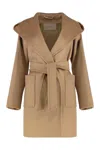 Max Mara Rialto Coat In Camel In Neutral