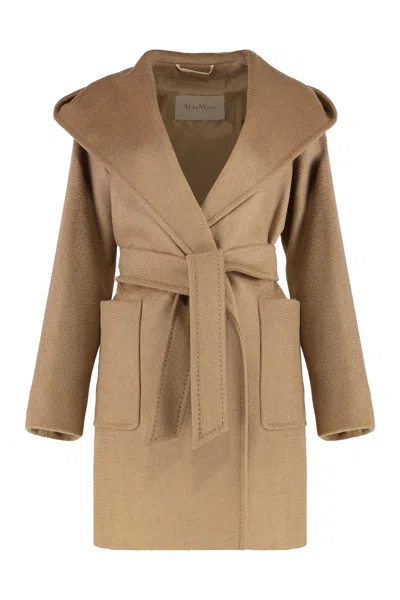 Max Mara Rialto Coat In Camel In Neutral