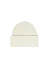 Max Mara Rib-knit Cashmere Beanie Hat In White