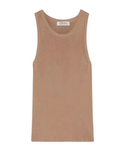 Max Mara Rib-knit Cotton Top