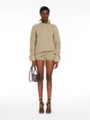 Max Mara Rib-knit Culottes In Kaki