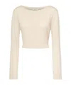 Max Mara Rib Knitted Short Sweater
