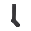 Max Mara Rib Knitted Socks In Black